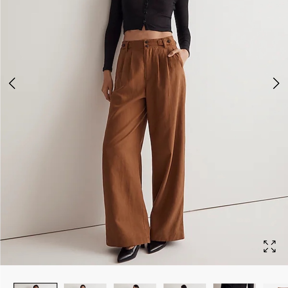 Harlow wide-leg pants NWT
